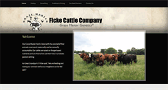 Desktop Screenshot of fickecattle.com